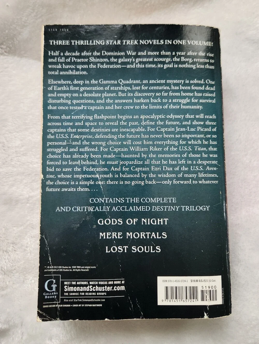 ​🖖 Star Trek Destiny Trilogy Omnibus Paperback by David Mack - 3 Novels In 1!